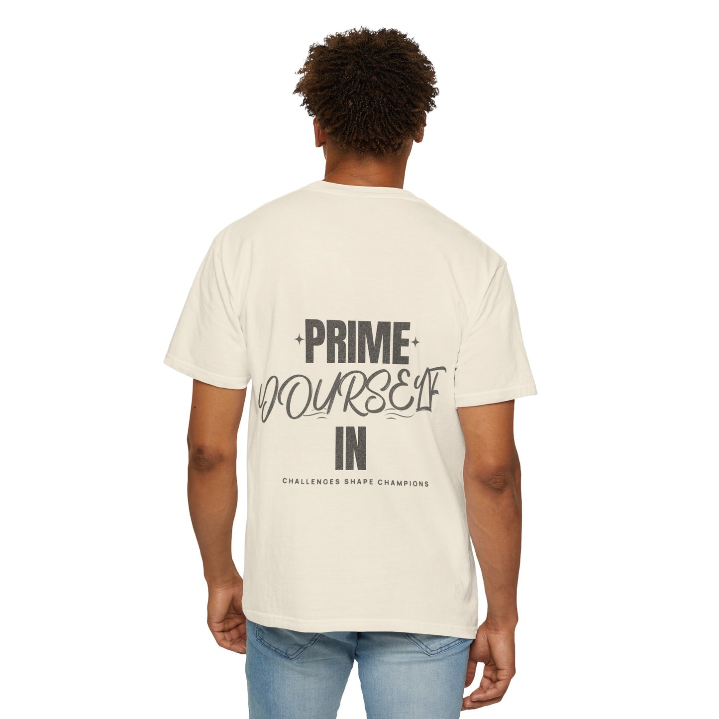 Prime yourself in T-shirt