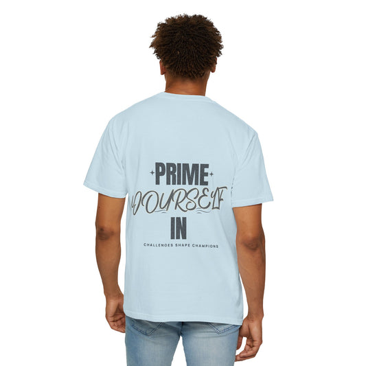 Prime yourself in T-shirt