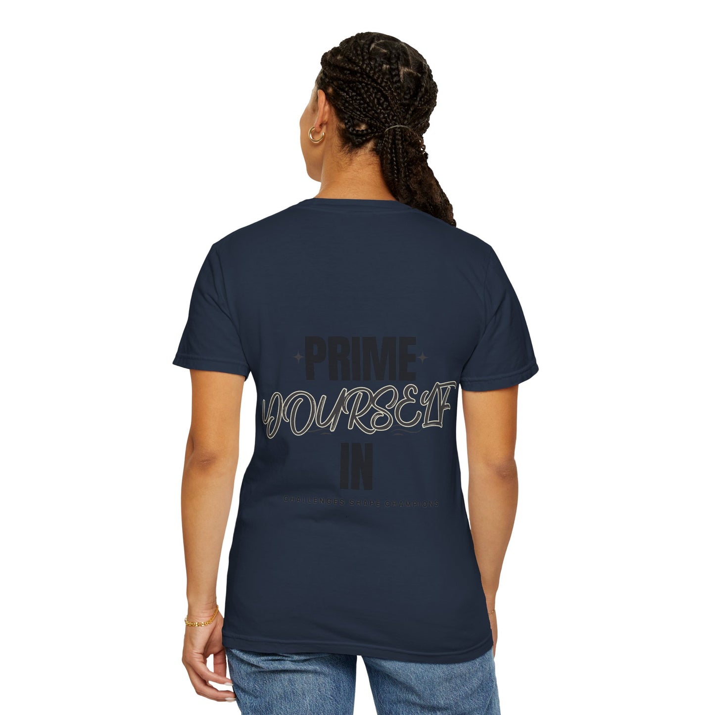 Prime yourself in T-shirt