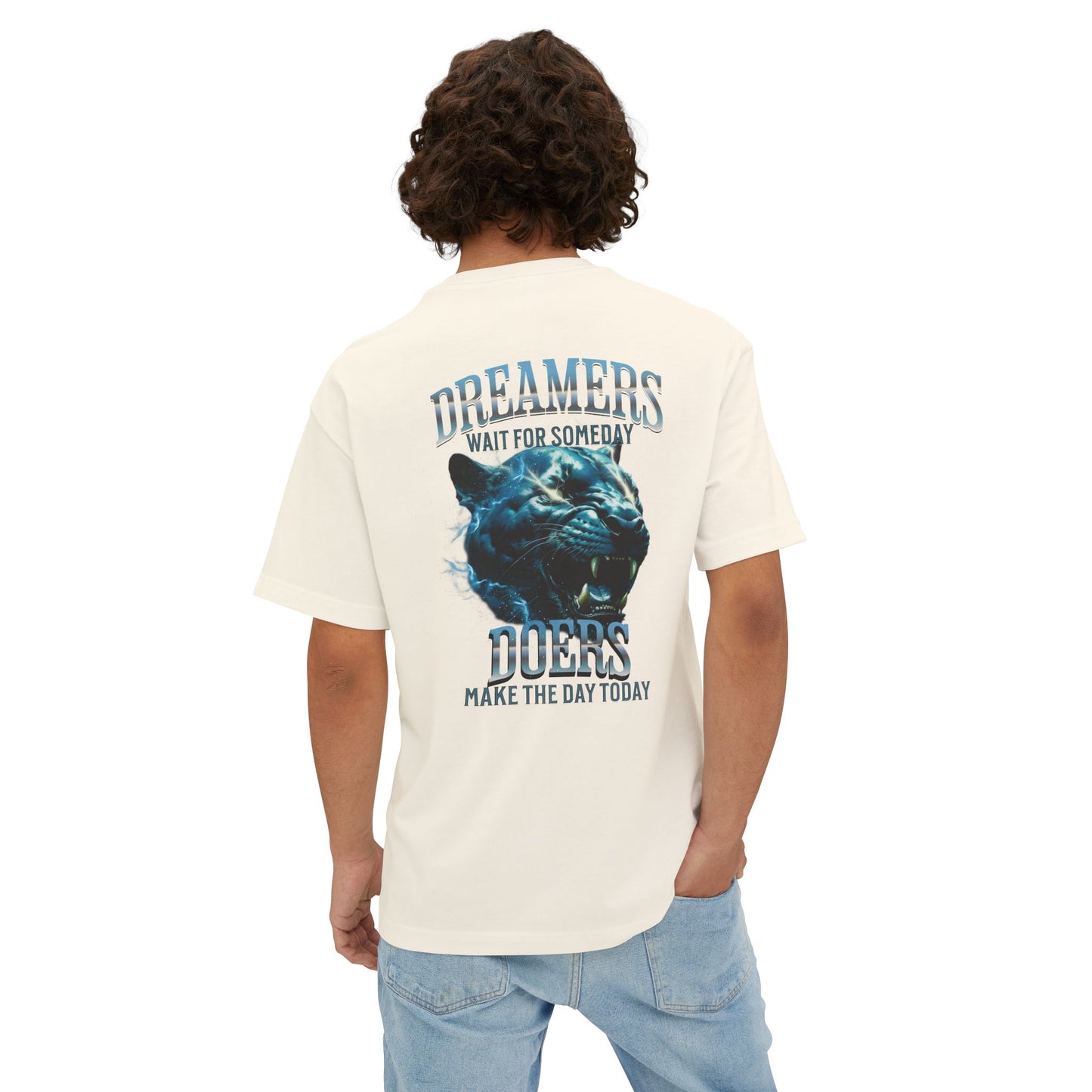 Dreamers wait for someday Oversized Tee