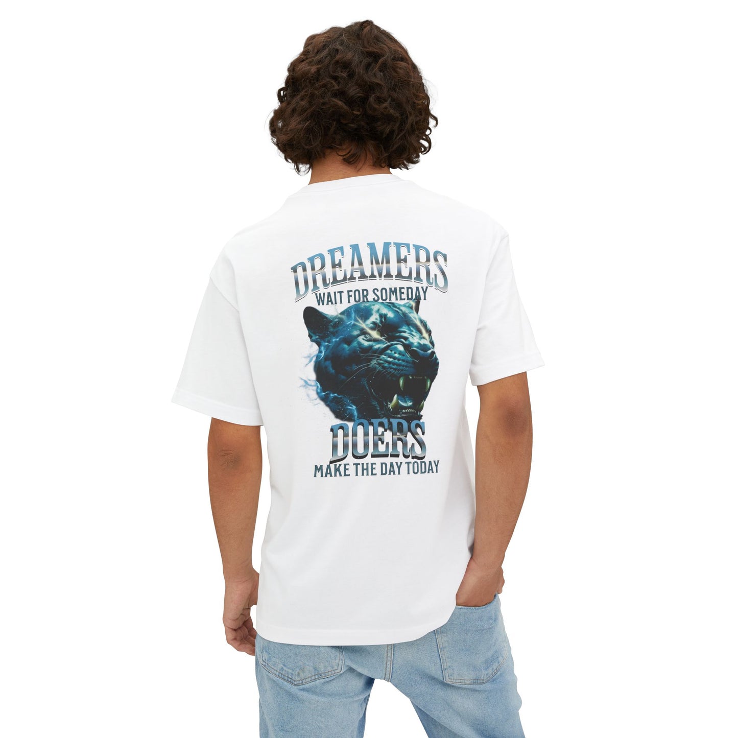 Dreamers wait for someday Oversized Tee
