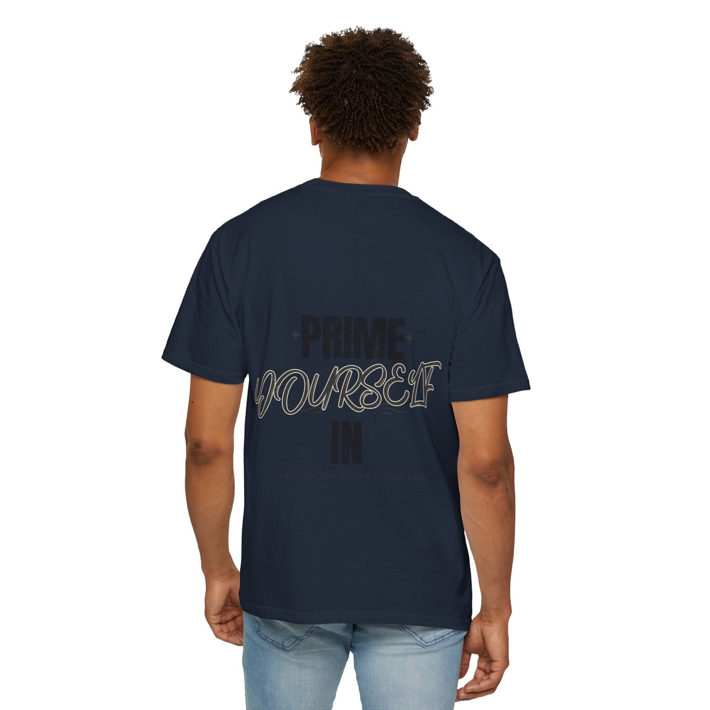 Prime yourself in T-shirt