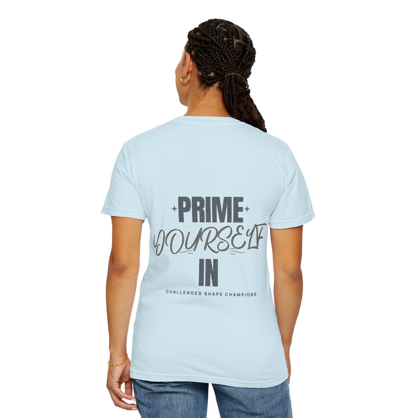 Prime yourself in T-shirt