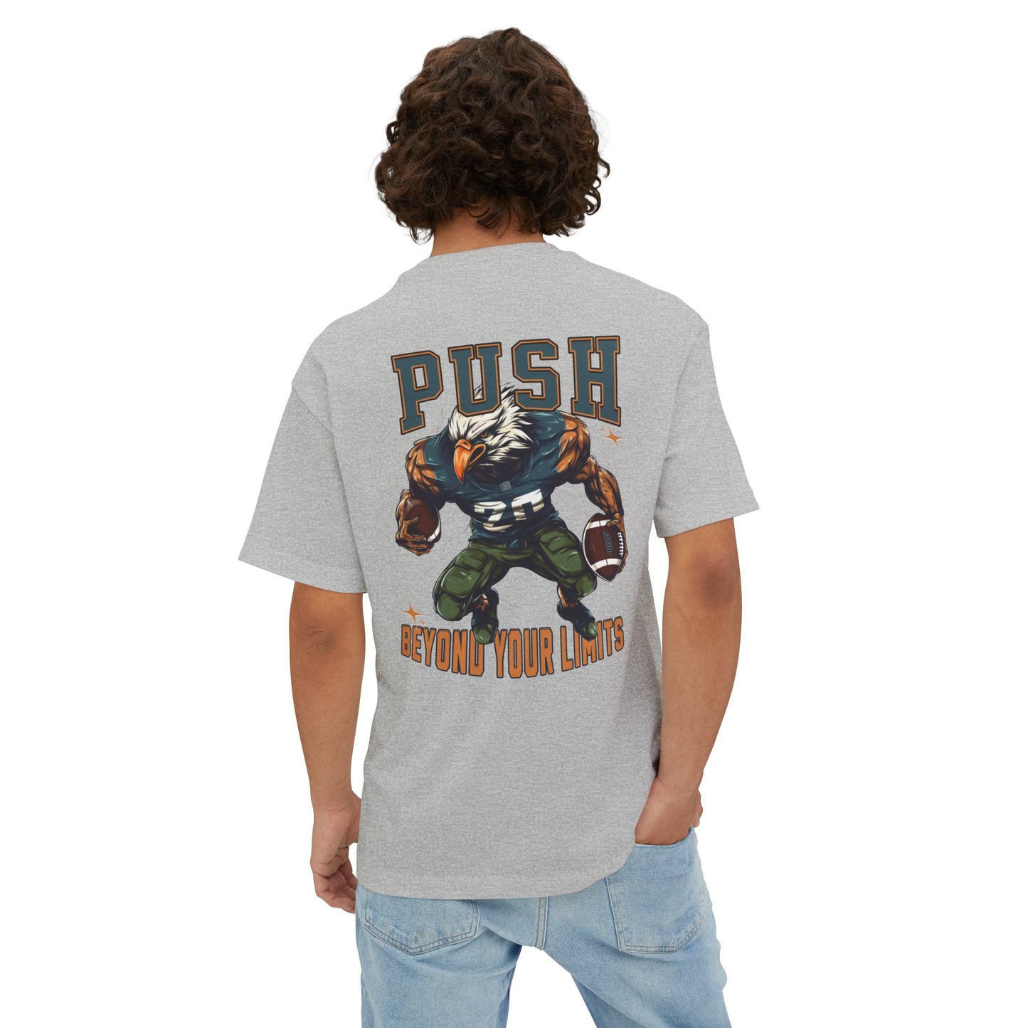 Push beyond your limits Oversized Tee