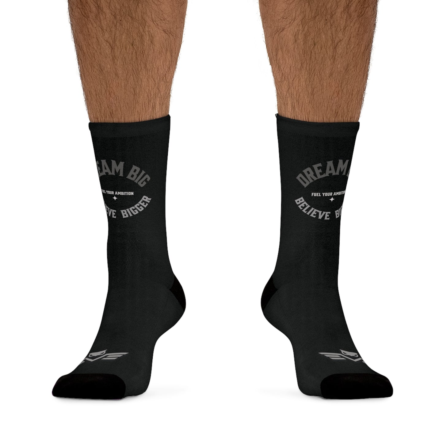 Seek Greatness "Believe Bigger" Socks - Wear Your Inspiration. BL