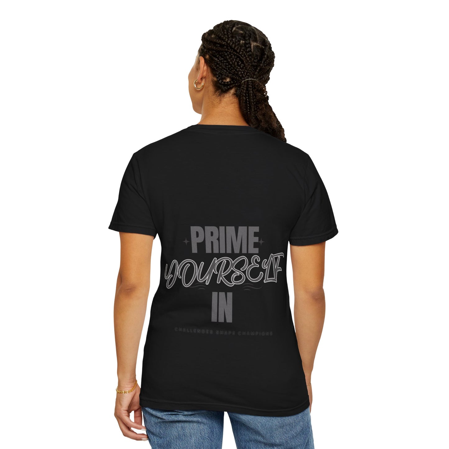 Prime yourself in T-shirt