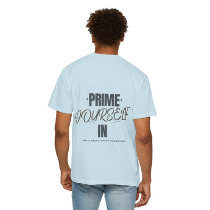 Prime yourself in T-shirt