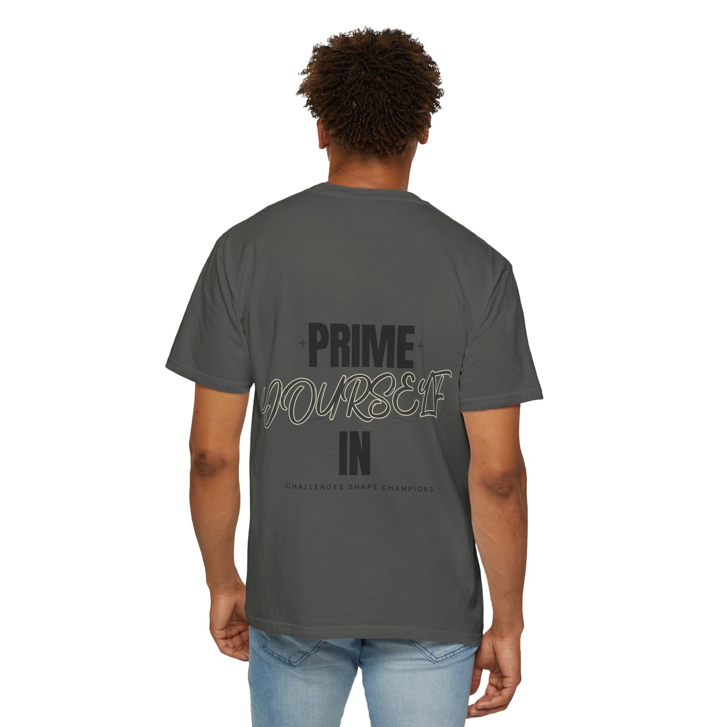 Prime yourself in T-shirt