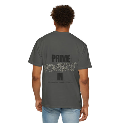 Prime yourself in T-shirt
