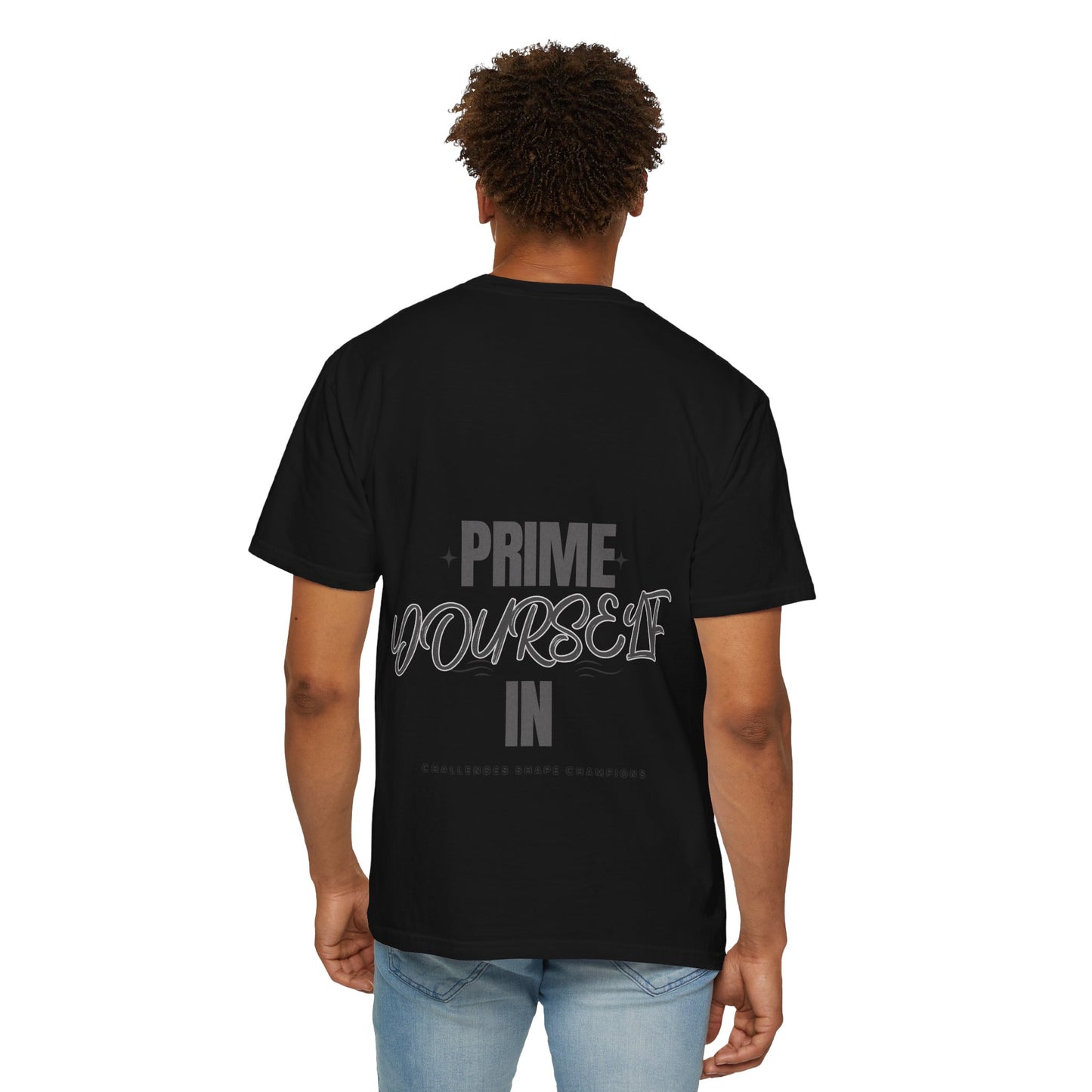 Prime yourself in T-shirt
